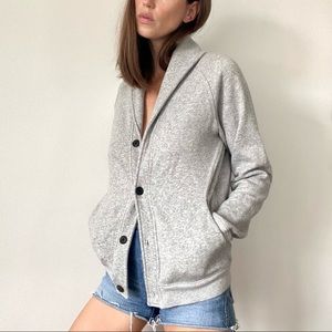 H&M Button Down Fleece Lined Cardigan S
